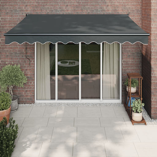 Copertină retractabilă automată, antracit, 3x2,5 m - WALTI WALTI
