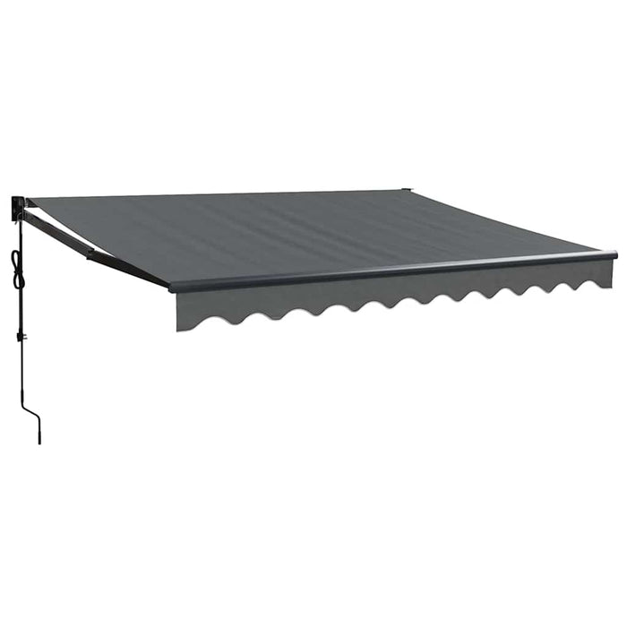 Copertină automată retractabilă, antracit, 3,5x2,5 m - WALTI WALTI