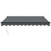 Copertină automată retractabilă, antracit, 3,5x2,5 m - WALTI WALTI