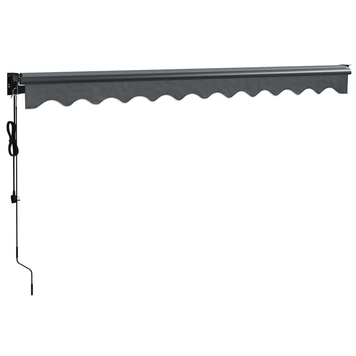 Copertină automată retractabilă, antracit, 3,5x2,5 m - WALTI WALTI