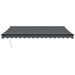 Copertină retractabilă automată, antracit, 4x3 m - WALTI WALTI