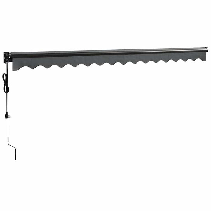 Copertină retractabilă automată, antracit, 4x3 m - WALTI WALTI