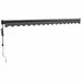 Copertină retractabilă automată, antracit, 4x3 m - WALTI WALTI