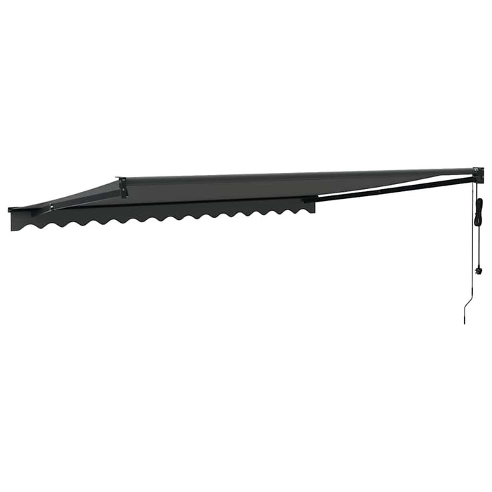 Copertină retractabilă automată, antracit, 4x3 m - WALTI WALTI