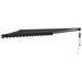 Copertină retractabilă automată, antracit, 4x3 m - WALTI WALTI