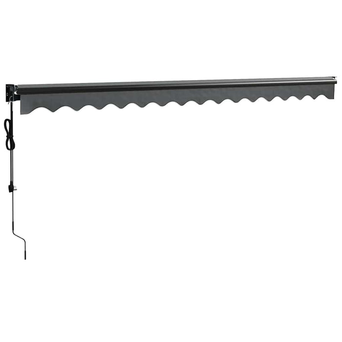 Copertină retractabilă automată, antracit, 4,5x3 m - WALTI WALTI
