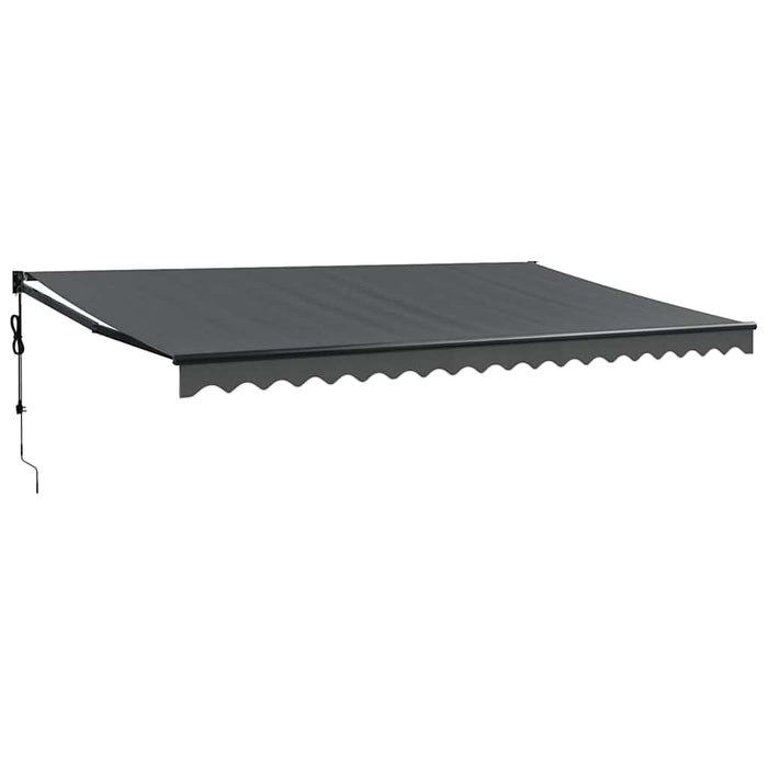 Copertină retractabilă automată, antracit, 5x3 m - WALTI WALTI
