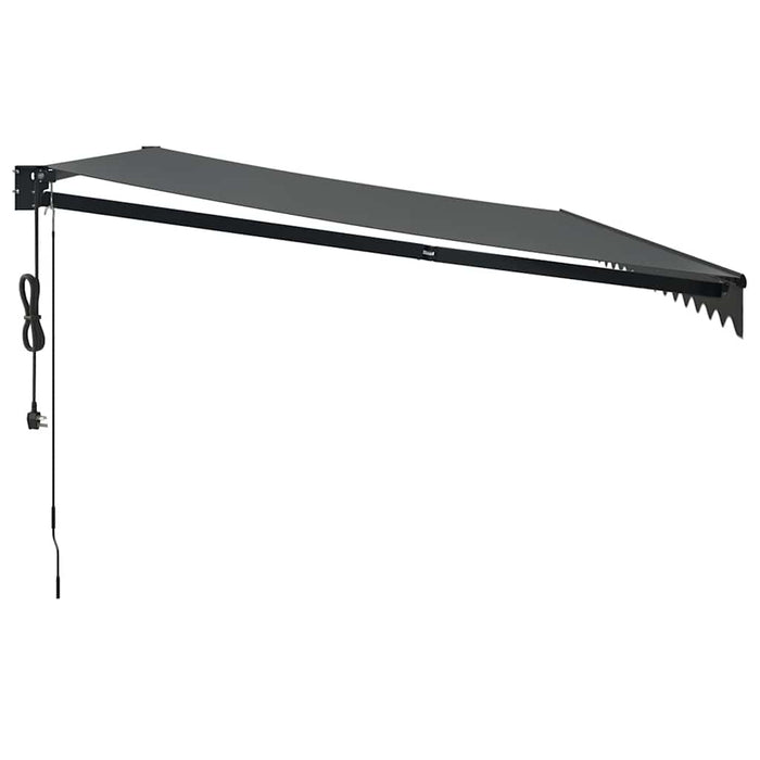 Copertină retractabilă automată, antracit, 5x3 m - WALTI WALTI
