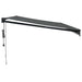 Copertină retractabilă automată, antracit, 5x3 m - WALTI WALTI