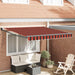 Copertină retractabilă automată, portocaliu și maro, 3x2,5 m - WALTI WALTI