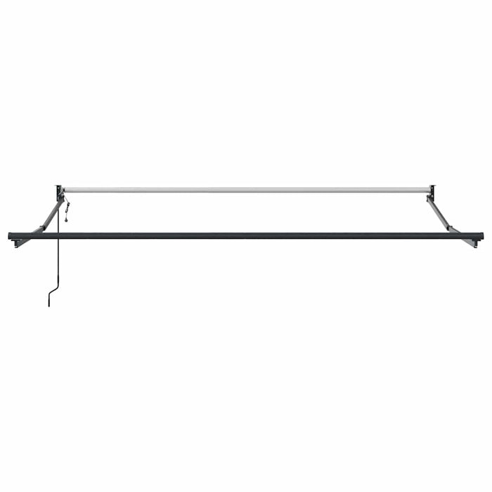 Copertină retractabilă automată, portocaliu și maro, 3,5x2,5 m - WALTI WALTI