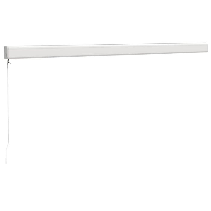 Copertină retractabilă albastru/alb, 4x3 m, textil/aluminiu - WALTI WALTI