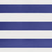 Copertină retractabilă albastru/alb, 4x3 m, textil/aluminiu - WALTI WALTI