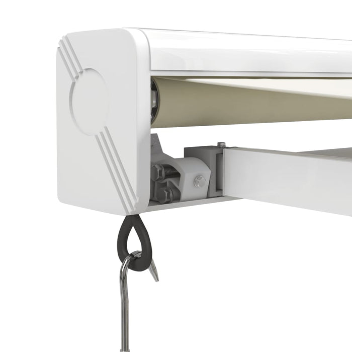 Copertină retractabilă, crem, 3,5x2,5 m, textil și aluminiu - WALTI WALTI