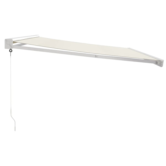 Copertină retractabilă, crem, 4x3 m, textil și aluminiu WALTI