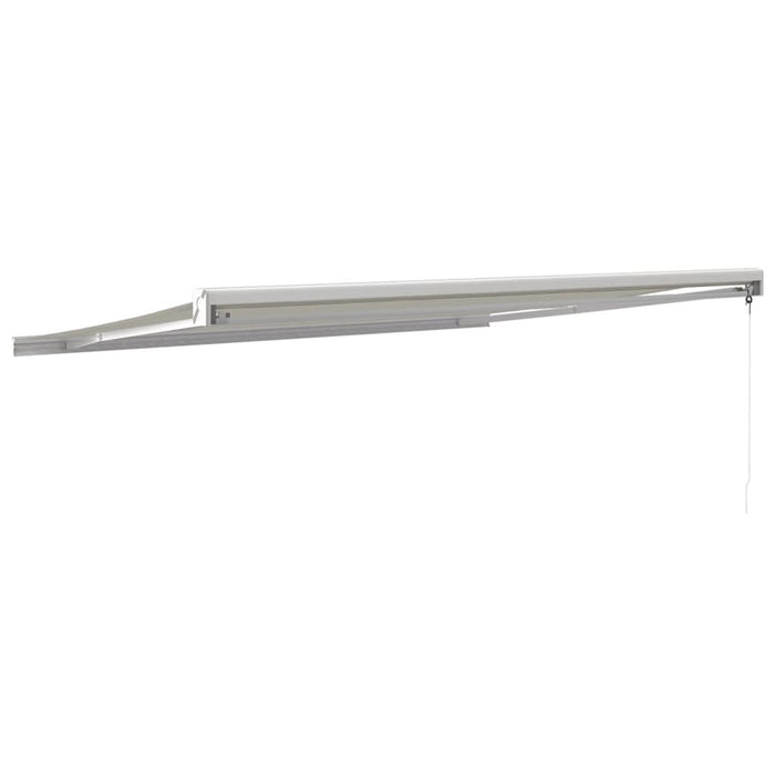 Copertină retractabilă, crem, 4x3 m, textil și aluminiu WALTI