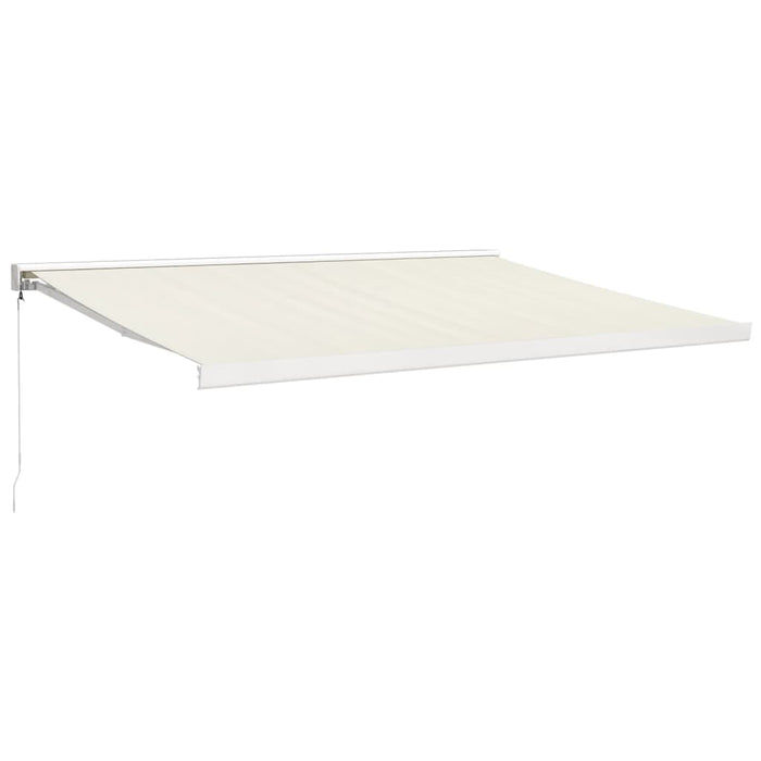 Copertină retractabilă, crem, 4,5x3 m, textil și aluminiu - WALTI WALTI