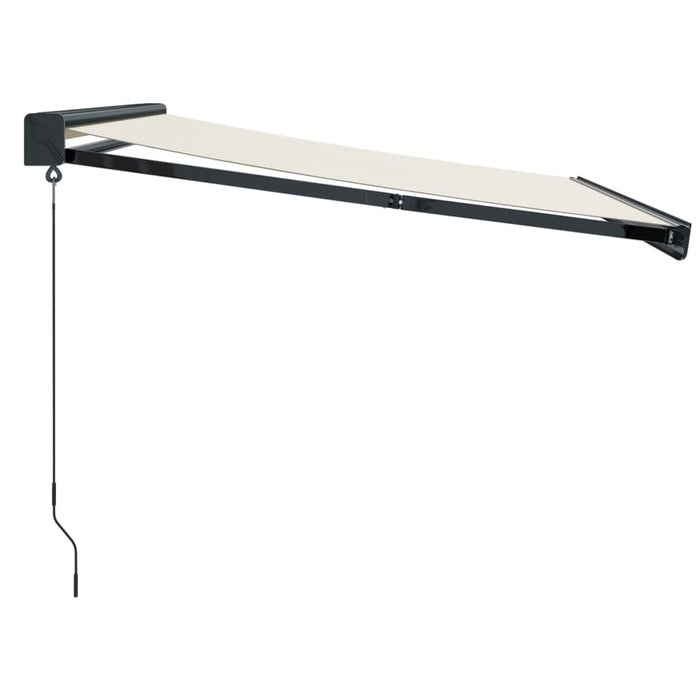Copertină retractabilă Crem cu Cadru Antracit 3,5 x 2,5 m WALTI
