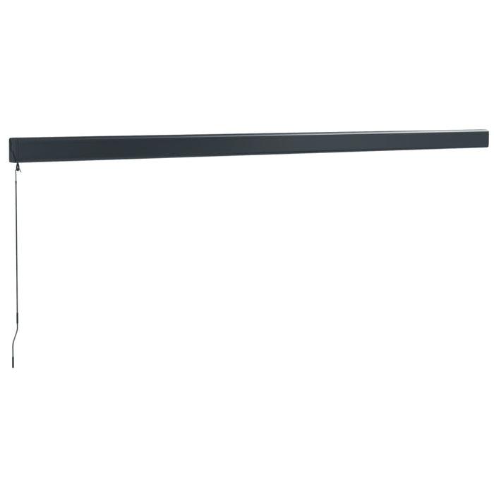 Copertină retractabilă Crem cu Cadru Antracit 5 x 3 m WALTI