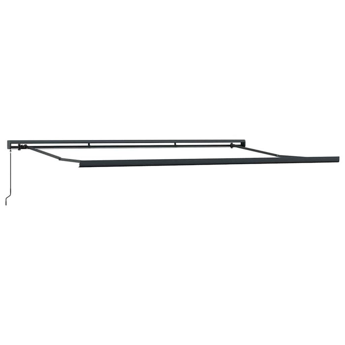 Copertină retractabilă, galben/alb, 4,5x3 m, textil/aluminiu - WALTI WALTI