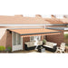 Copertină retractabilă, galben/alb, 5x3 m, textil/aluminiu - WALTI WALTI