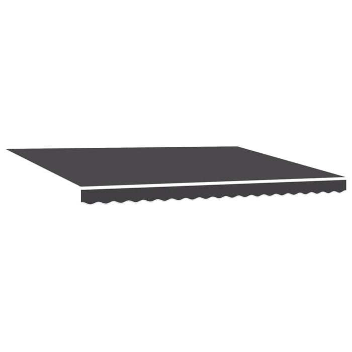 Copertină retractabilă, antracit, 4x3 m, textil și aluminiu WALTI