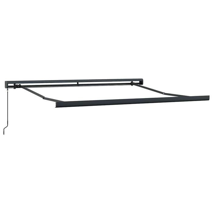 Copertină retractabilă portocaliu/maro 3x2,5 m, textil/aluminiu - WALTI WALTI