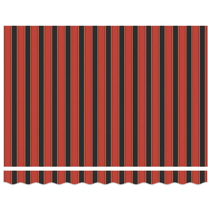 Copertină retractabilă portocaliu/maro 3x2,5 m, textil/aluminiu - WALTI WALTI