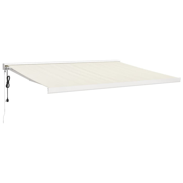 Copertină retractabilă, crem, 4,5x3 m, textil și aluminiu WALTI