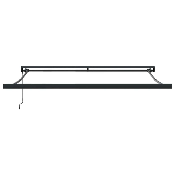 Copertină retractabilă, galben/alb, 3x2,5 m, textil/aluminiu - WALTI WALTI