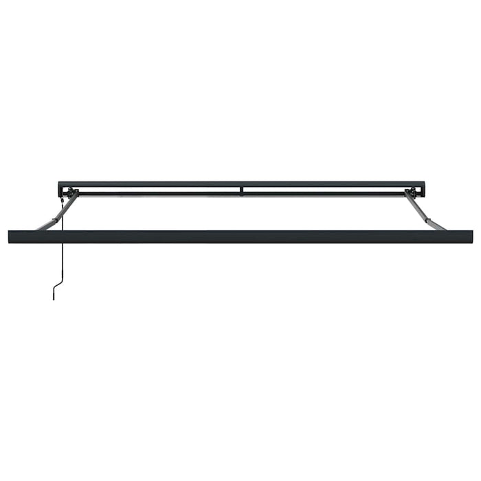 Copertină retractabilă, galben/alb, 3,5x2,5 m, textil/aluminiu - WALTI WALTI