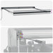 Copertină retractabilă, galben/alb, 3,5x2,5 m, textil/aluminiu - WALTI WALTI