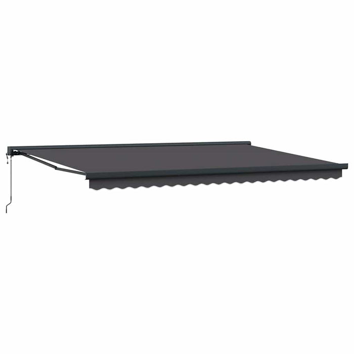 Copertină retractabilă Antracit cu Cadru Antracit 500 × 300 cm WALTI