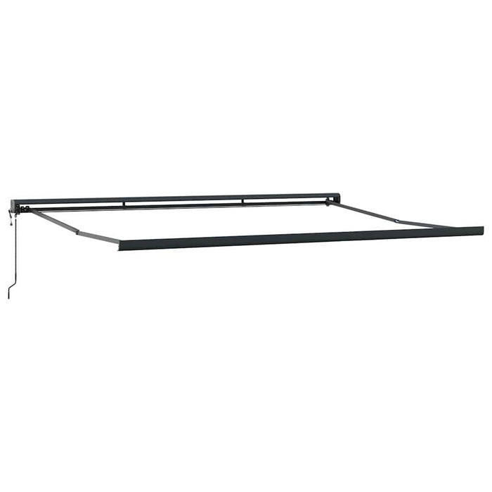 Copertină retractabilă Antracit cu Cadru Antracit 500 × 300 cm WALTI