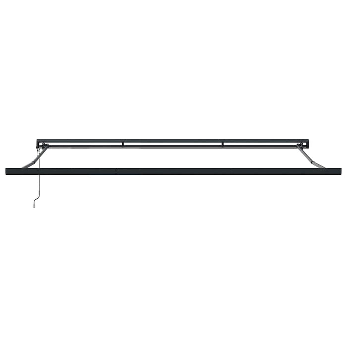 Copertină retractabilă Antracit cu Cadru Antracit 500 × 300 cm WALTI