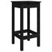 Set mobilier bar de grădină, 5 piese, negru, lemn masiv de pin - WALTI WALTI