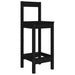 Set mobilier bar de grădină, 5 piese, negru, lemn masiv de pin - WALTI WALTI