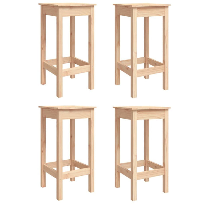 Set mobilier de bar pentru grădină, 5 piese, lemn masiv de pin - WALTI WALTI