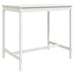 Set mobilier de bar pentru grădină, 5 piese,alb, lemn masiv pin - WALTI WALTI