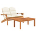 Set mobilier de grădină Adirondack, 2 piese, lemn masiv acacia - WALTI WALTI