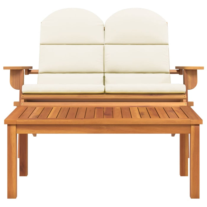 Set mobilier de grădină Adirondack, 2 piese, lemn masiv acacia - WALTI WALTI