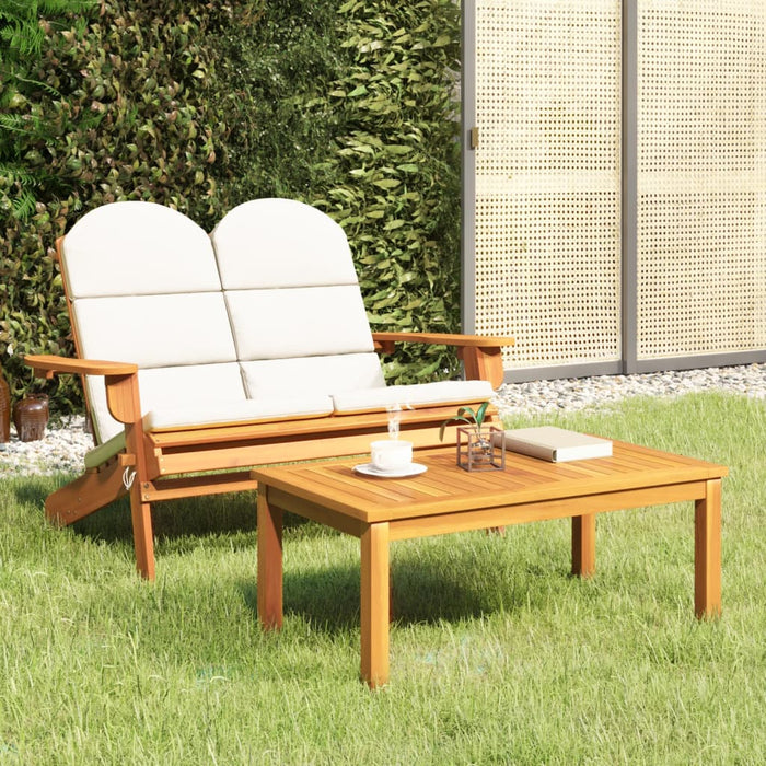 Set mobilier de grădină Adirondack, 2 piese, lemn masiv acacia - WALTI WALTI