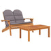 Set mobilier de grădină Adirondack, 2 piese, lemn masiv acacia - WALTI WALTI