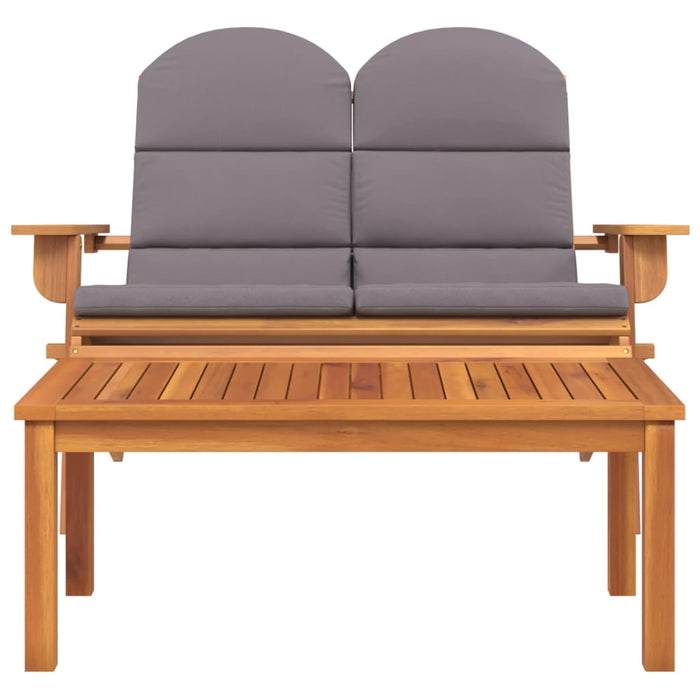 Set mobilier de grădină Adirondack, 2 piese, lemn masiv acacia - WALTI WALTI