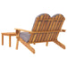 Set mobilier de grădină Adirondack, 2 piese, lemn masiv acacia - WALTI WALTI