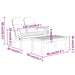 Set mobilier de grădină Adirondack, 2 piese, lemn masiv acacia - WALTI WALTI
