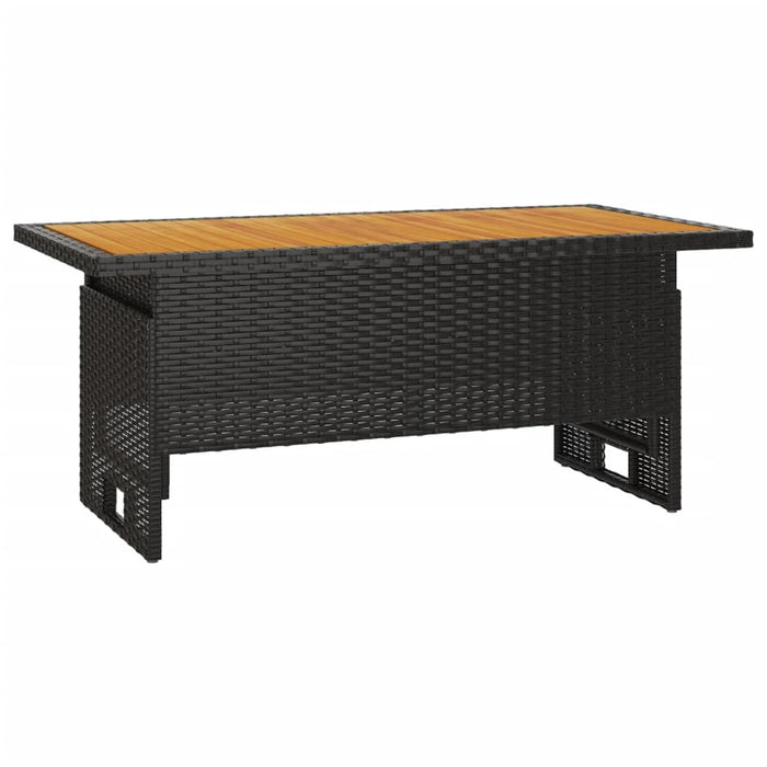 Set mobilier relaxare grădină 4 piese cu perne poliratan negru - WALTI WALTI