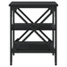 Mese laterale, 2 buc., negru, 40x42x50 cm, lemn compozit - WALTI WALTI