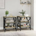 Mese laterale 2 buc. stejar sonoma 40x42x50 cm lemn compozit - WALTI WALTI