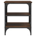Mese laterale, 2 buc. stejar maro 40x42x50 cm lemn prelucrat - WALTI WALTI